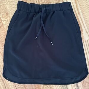 lululemon drawstring midi skirt